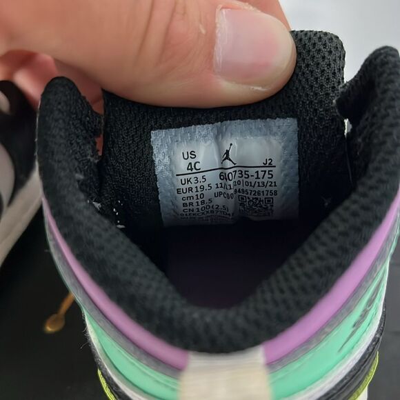 JORDAN 1 MID LITTLE KID SNEAKERS FTL-03-044 - Picture 6 of 8